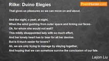 Laijon Liu - Rilke: Duino Elegies
