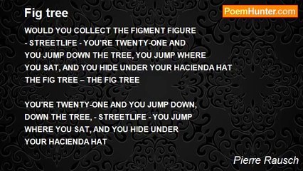 Pierre Rausch - Fig tree