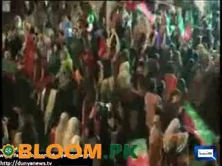 After PTI’s call for resignation, jalsa became flamboyant, women start dancing