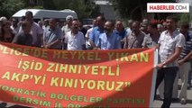 Tunceli'de Lice İçin Yol Kapatma Eylemi