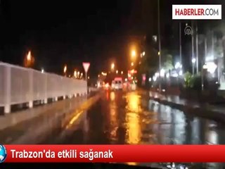 Trabzon'da Şiddetli Yağış