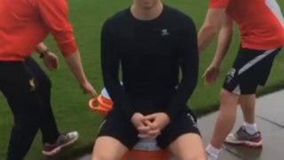 Jon Flanagan ice bucket challenge .