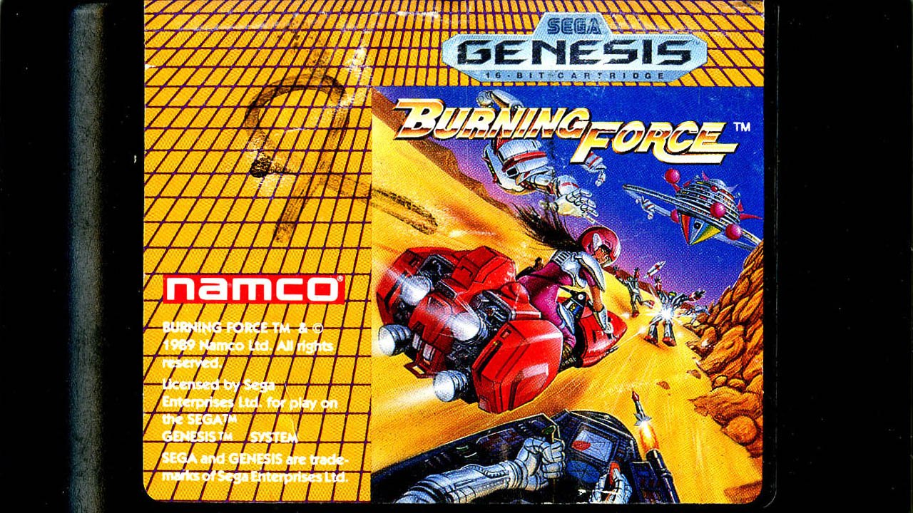 Classic Game Room - BURNING FORCE review for Sega Genesis