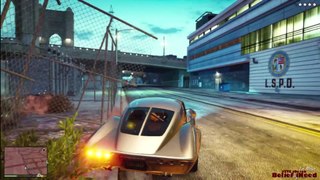 Test Driving New Corquette Classic Against 5 Stars FLIGHT SCHOOL DLC Grand Theft Auto V 1.16 Update