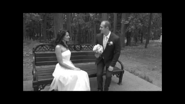 Свадебный ролик с элементами ретро