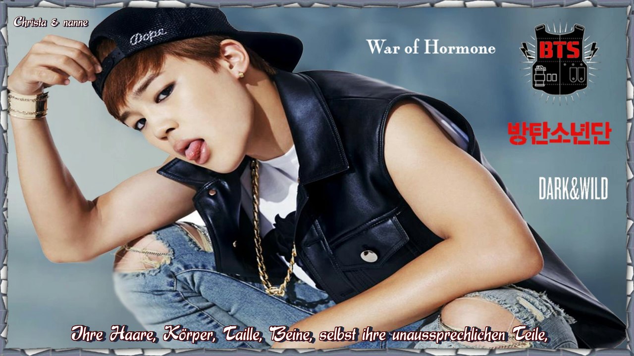 BTS (Bangtan Boys ) - War of Hormone k-pop [german sub]  [1집DARK&WILD]