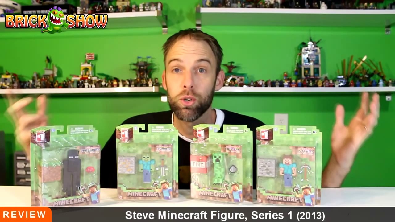 Steve Minecraft Action Figure Review