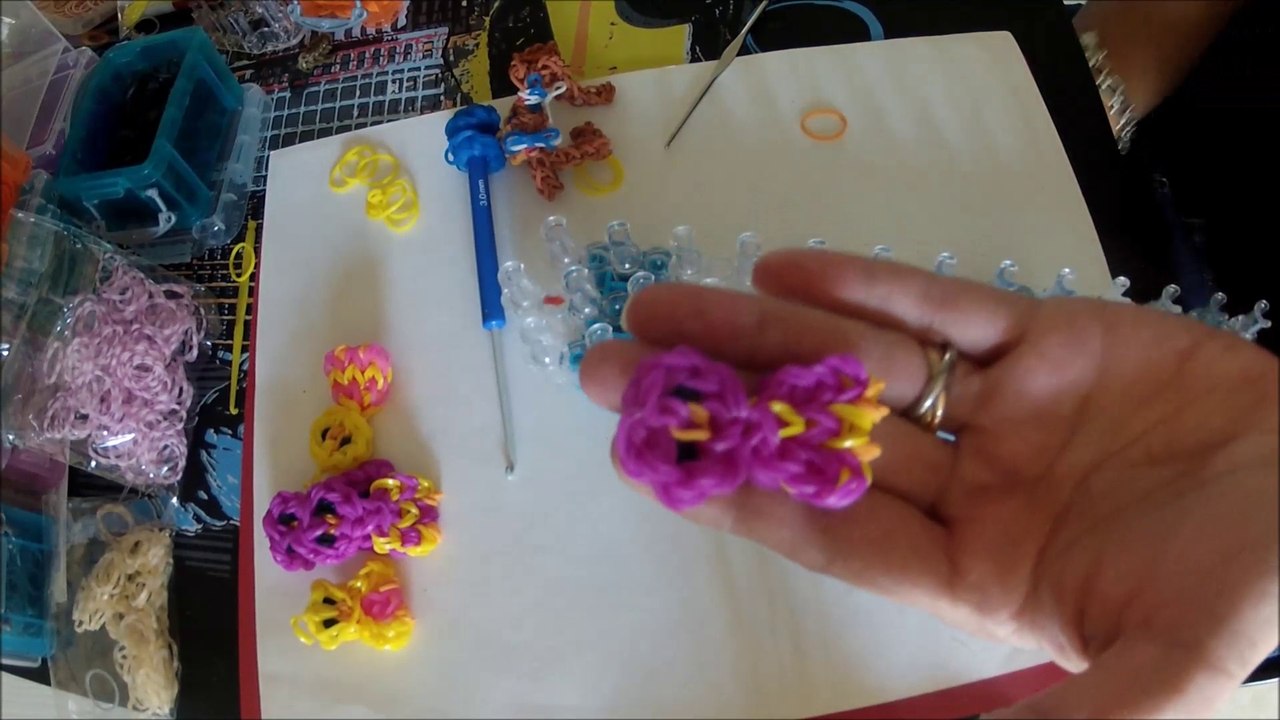 Chouette !!!! une chouette :) rainbow loom tutoriel vidéo création