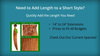 Buy Best Extensions for Short Hair