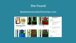 Best Buy Extensions for short hair