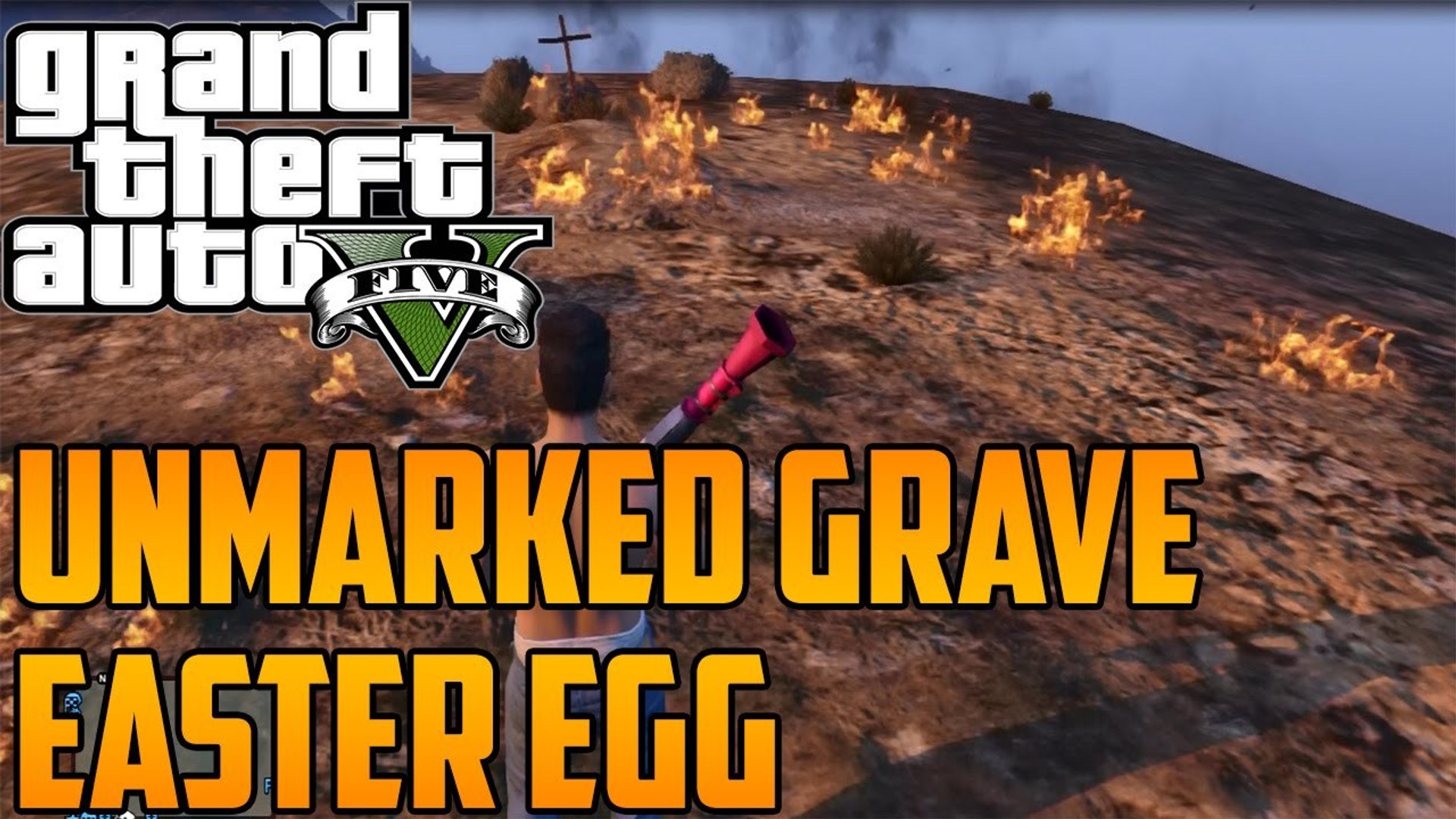 ⁣GTA 5 - Unmarked Grave Easter Egg (GTA 5 Online Gameplay)