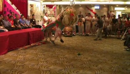 Human Mobile Stage 85E1, 2014 Chau Lung Banquet, 2014 周龙宝诞, Lion Dance Kung Fu,中外周家