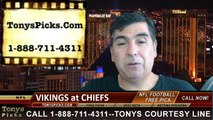 Minnesota Vikings vs. Kansas City Chiefs Pick Prediction NFL Preseason Pro Football Odds Preview 8-23-2014