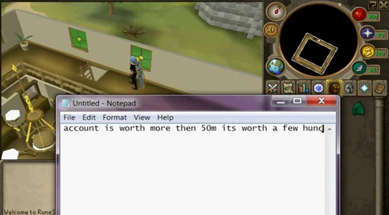 PlayerUp.com - Buy Sell Accounts - selling runescape account 60m