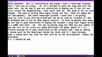 PlayerUp.com - Buy Sell Accounts - Free Runescape Accounts - July 2013(1)