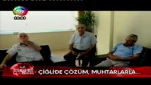 Çiğli Belediye  Başkanı Hasan ARSLAN, Çiğlili muhtarlarla yerinde inceleme yaptı.