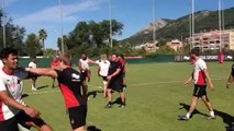L'entraînement du RCT avant d'affronter La Rochelle