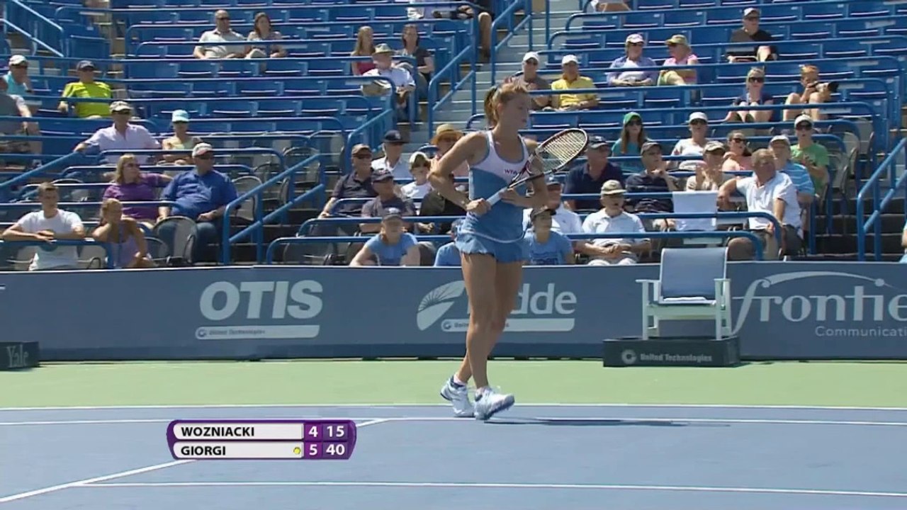 Connecticut: Giorgis Coup gegen Wozniacki