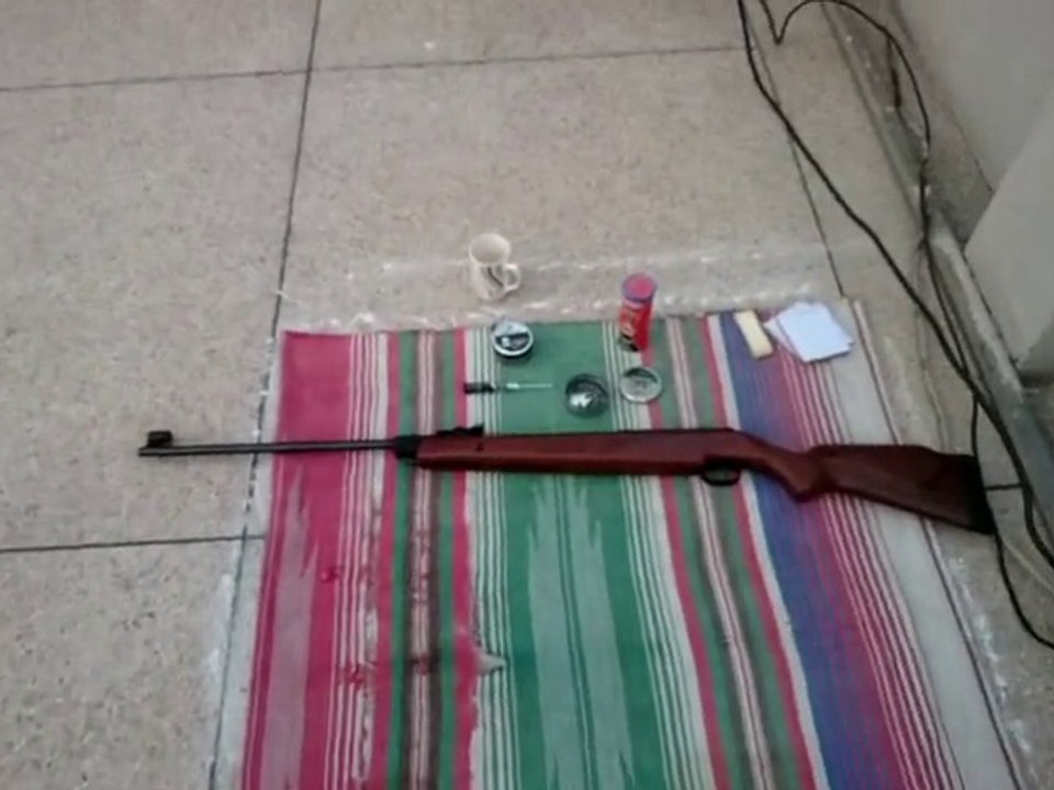 Diana (RWS) 350 Magnum 5.5mm using H&N FTT Pellets - Open Sights Shooting at 14 Yards