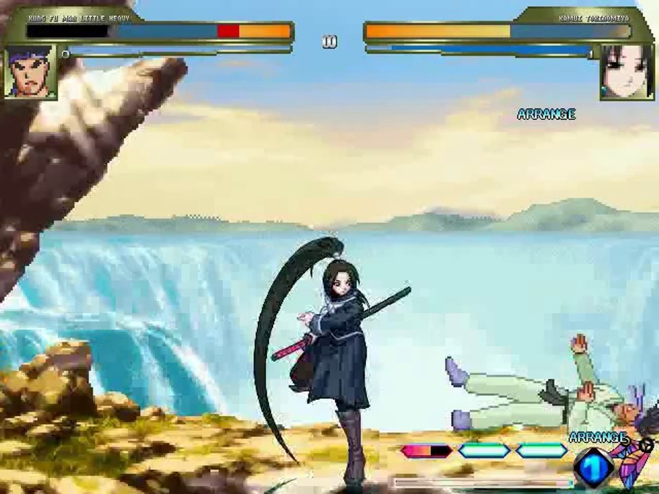 朱鷺宮神依にしばかれるMUGEN逆リョナ動画 Reverse Ryona Movie アルカナハート Kamui Tokinomiya ARCANA heart_1