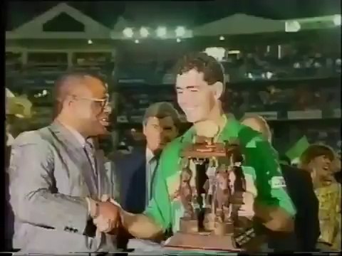 WAQAR YOUNIS clean bowled vs New Zealand