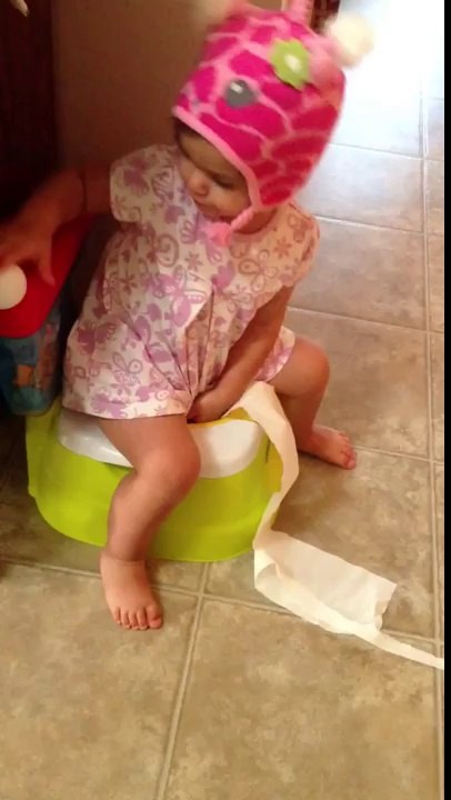 Someone might be ready to start potty training