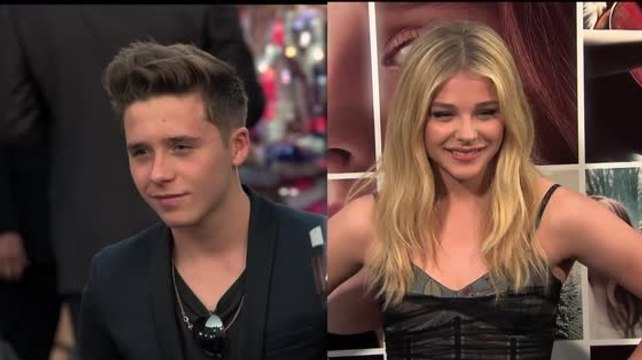 Brooklyn Beckham Supports Chloe Moretz at the If I Stay Premiere