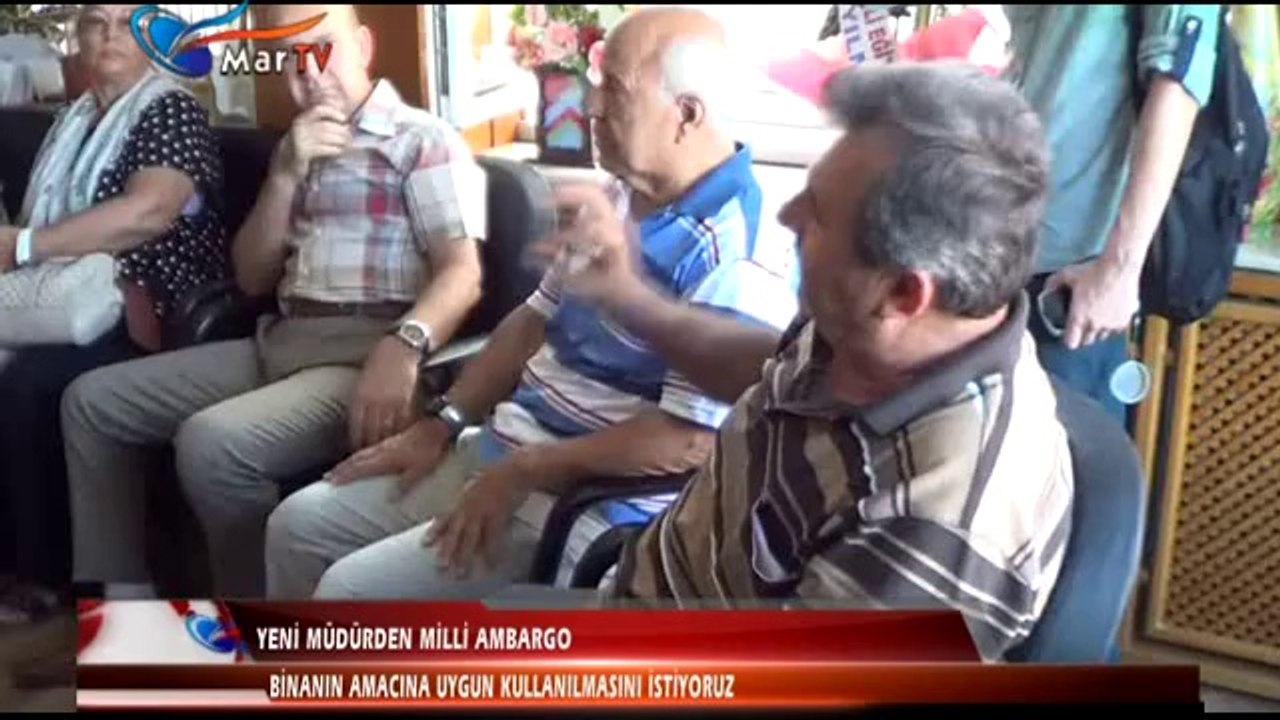 YENİ MÜDÜRDEN MİLLİ AMBARGO