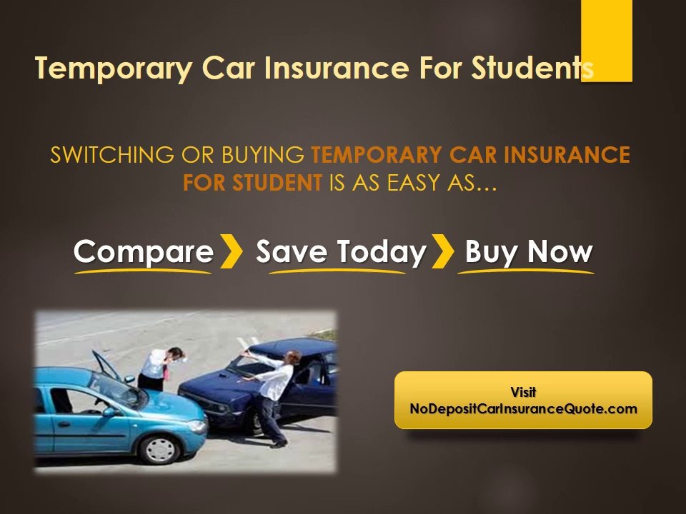 Temporary Car Insurance For College Students