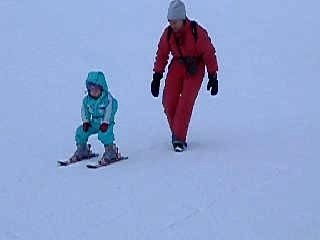Première descente...