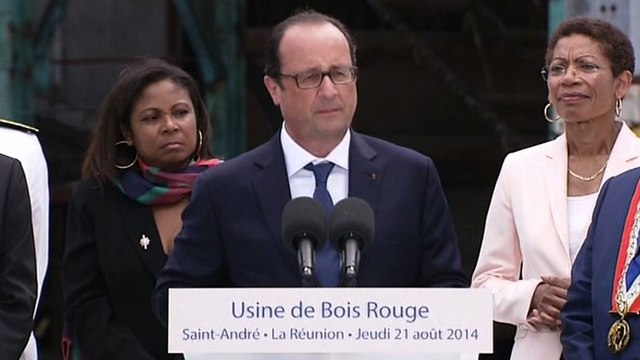 Discours à l'occasion de la visite de l’usine sucrière de Bois-Rouge à Saint-André