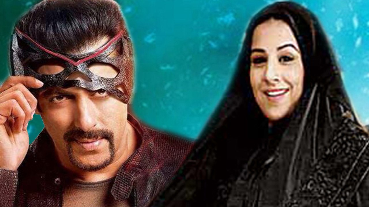 Vidya Balan Wearing A Burkha, Watches Salman’s Kick | CAUGHT