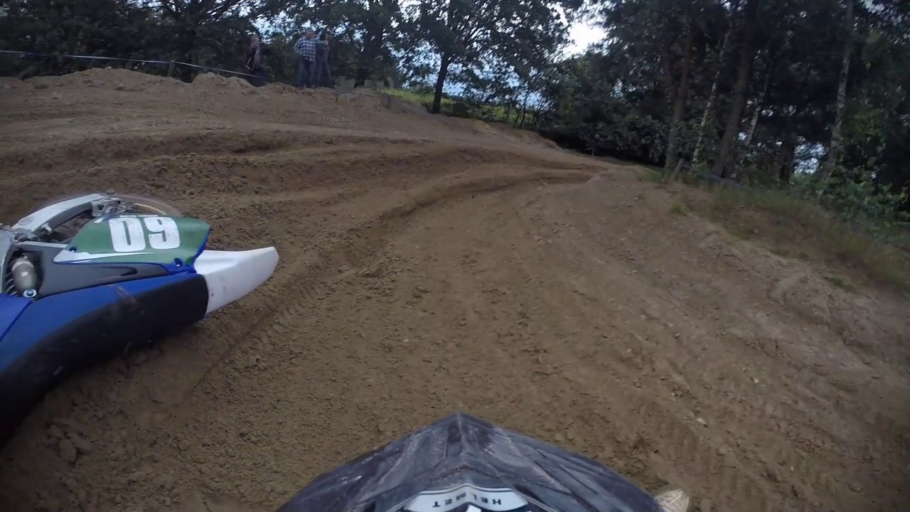 Gopro HD: Michel Otten at Clubcross Lottum +Crash