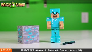 Minecraft Steve with Diamond Armor Action Figure Review