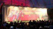 Bayern team bus revealed in hilariously dramatic fashion