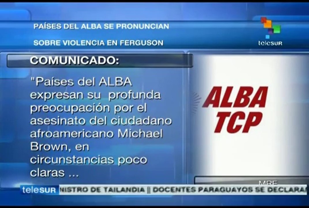 Llama ALBA a Estados Unidos a que respete los derechos humanos