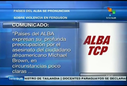 Llama ALBA a Estados Unidos a que respete los derechos humanos