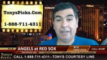 MLB Odds LA Angels vs. Boston Red Sox Pick Prediction Preview 8-20-2014