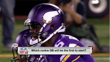 Which rookie QB is first to start?