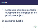 L’industrie chimique mondiale, européenne, française et les principaux enjeux.