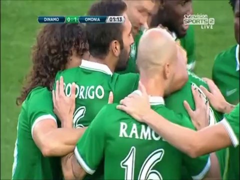 Ντιναμό-Ομονοια 0-1 Γκολ Ουτσα