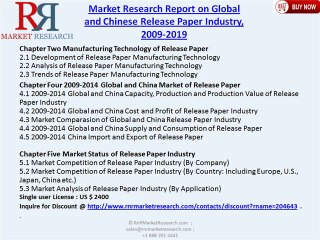 Global and Chinese Release Paper Industry 2019