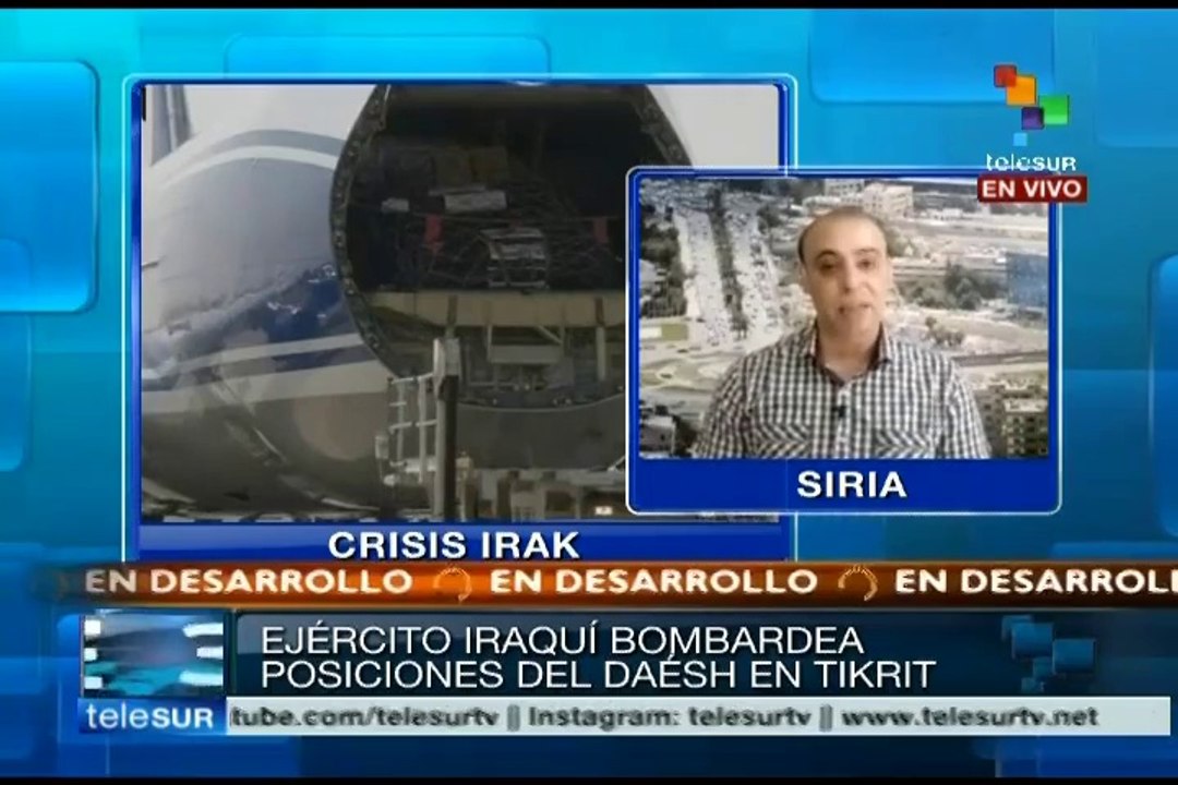 Bombardea Bagdad posiciones de los yihadistas en el norte de Irak