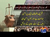 Supreme Court during the hearing of the case PTI assures a peaceful stay-Geo Reports-21 Aug 2014