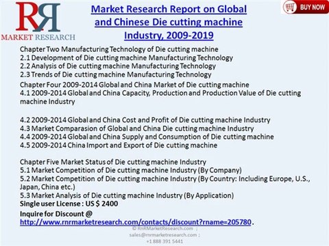 Global and Chinese Die cutting machine Industry 2019
