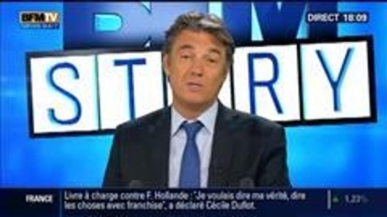 BFM Story: Cécile Duflot électrise François Hollande - 21/08