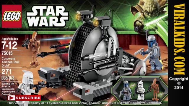LEGO Star Wars - Corporate Alliance Tank Droid 75015 - Review