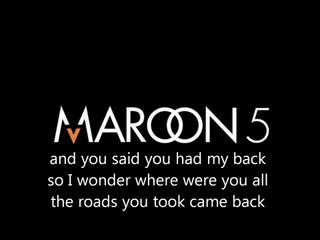 Maroon5 ~ Maps ~ Lyrics