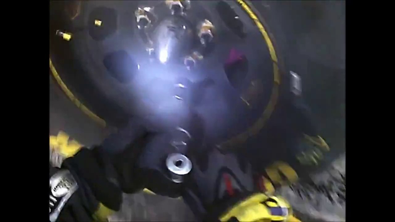 NASCAR Tire Change From Up Close