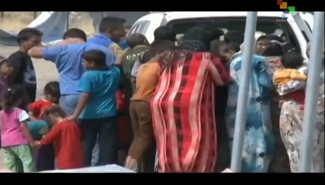 Aud arrives for Kurdish refugees in Iraq